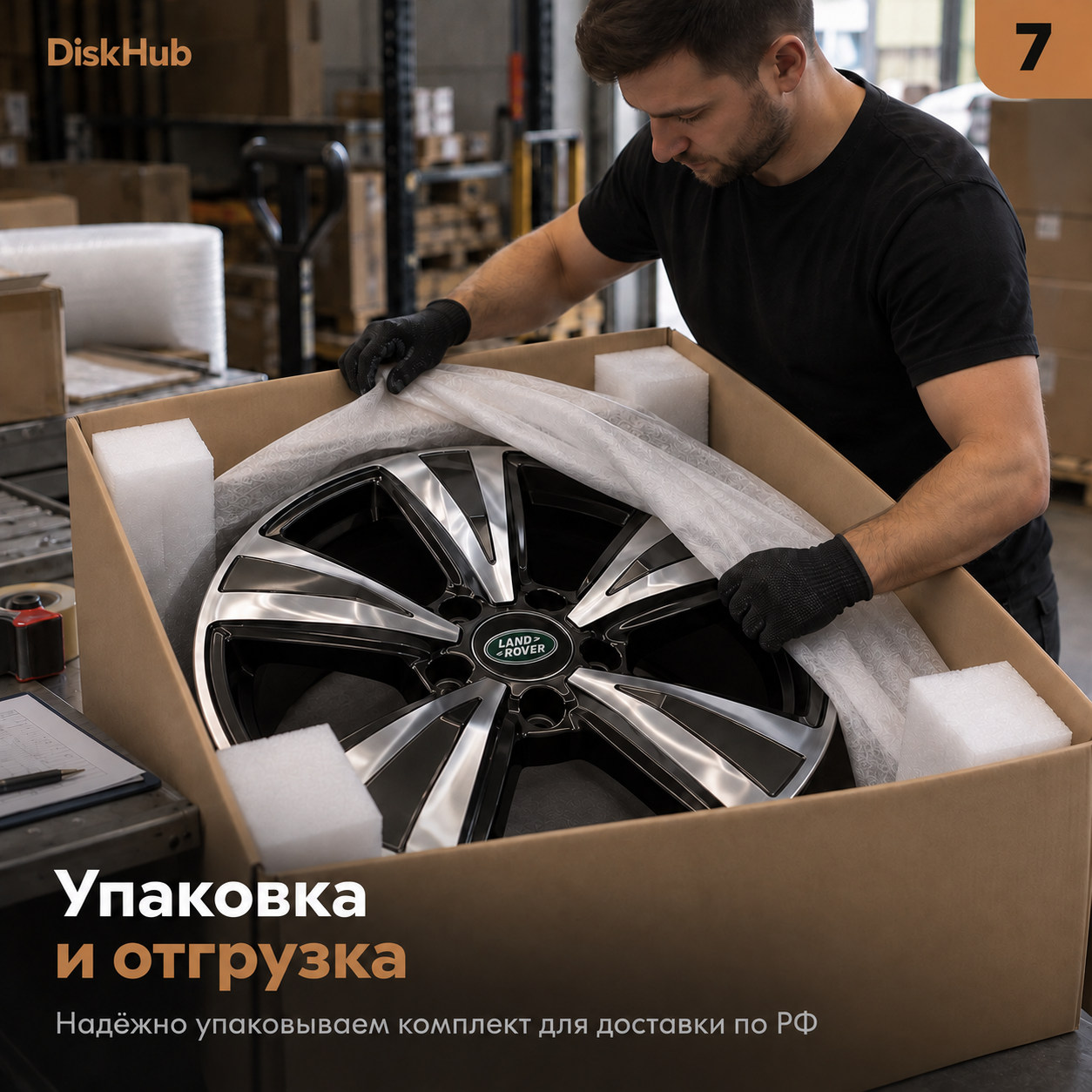 Этап 7: упаковка и отгрузка комплекта